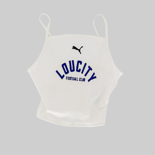 LouCity Women's Puma Arch Print Ribbed Tank Top