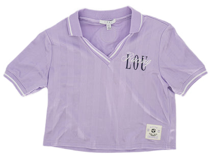 Racing Women's Cropped Jersey Polo