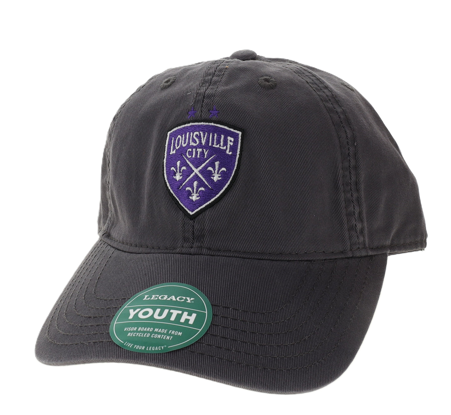 LouCity Youth Primary Logo Relaxed Twill Hat