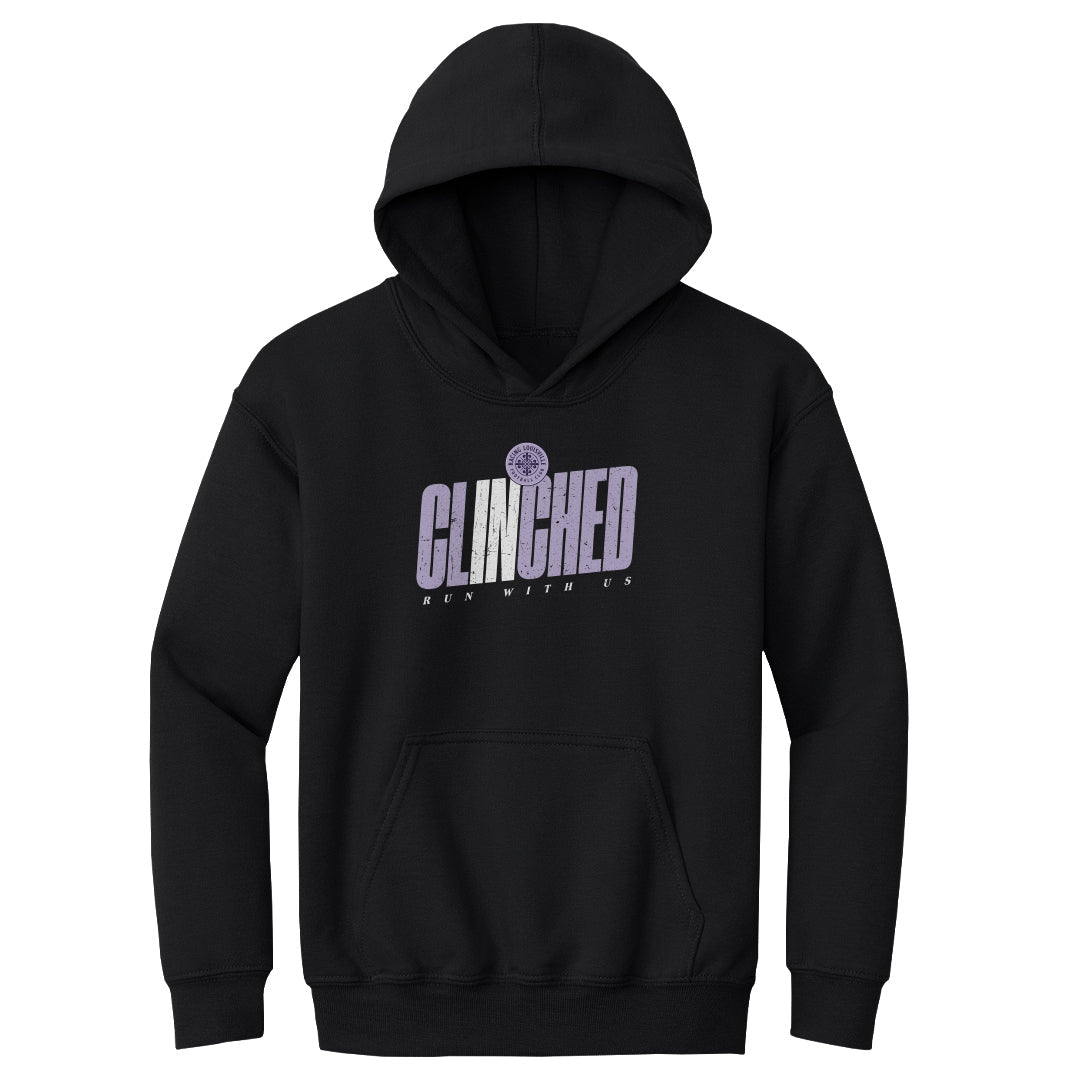 Racing Louisville FC Youth 2025 Clinched Hooded Sweatshirt ALLOW BUSINESS DAYS 4-7 FOR DELIVERY