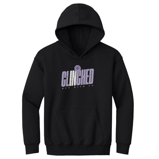 Racing Louisville FC Youth 2025 Clinched Hooded Sweatshirt ALLOW BUSINESS DAYS 4-7 FOR DELIVERY