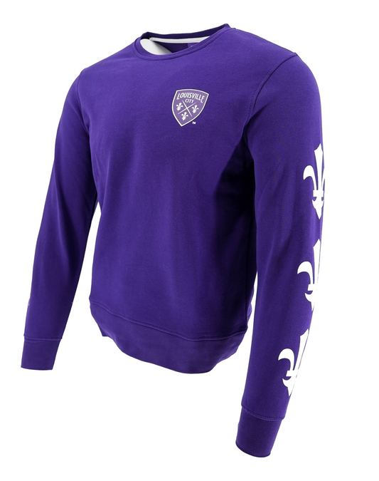 LouCity Youth Double Sleeve Crewneck Sweatshirt