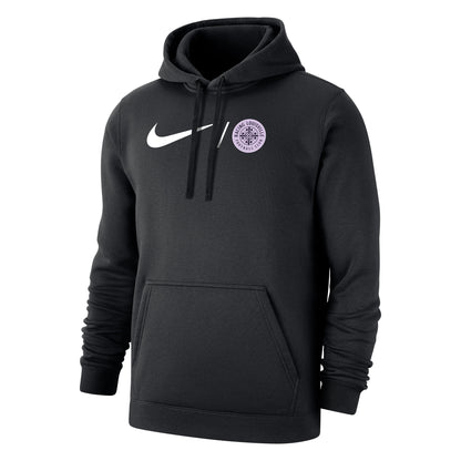 Racing Nike Primary Logo Split Swoosh Club Fleece Hooded Sweatshirt