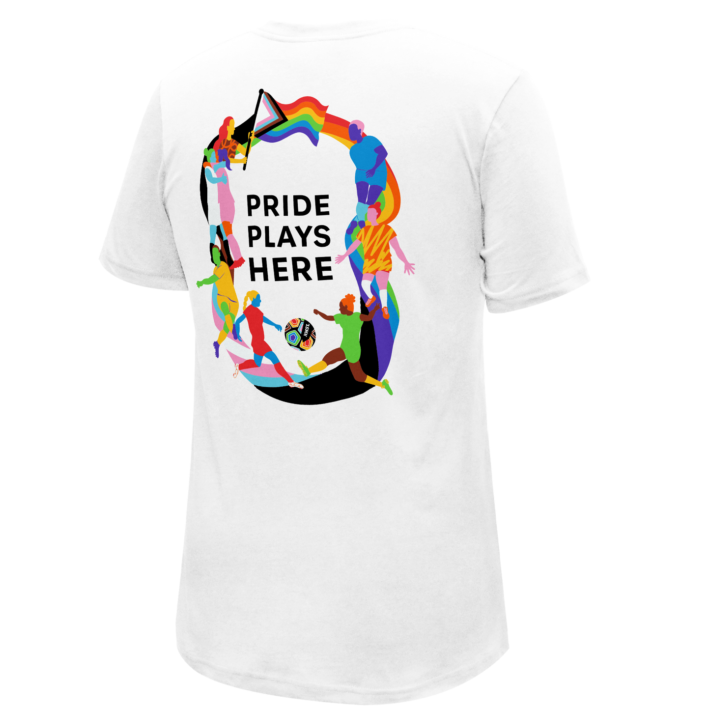 NWSL Pride Plays Here T-shirt