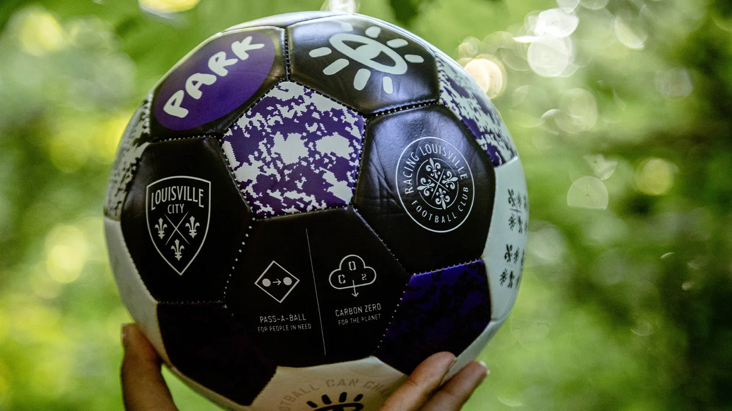 LouCity & Racing x PARK Size 5 Soccer Ball