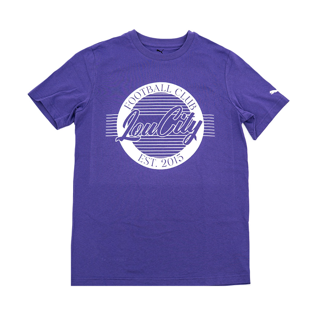 LouCity Puma Retro Script United T-Shirt