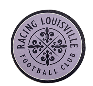Racing Louisville Primary Logo Recycled Wood Magnet