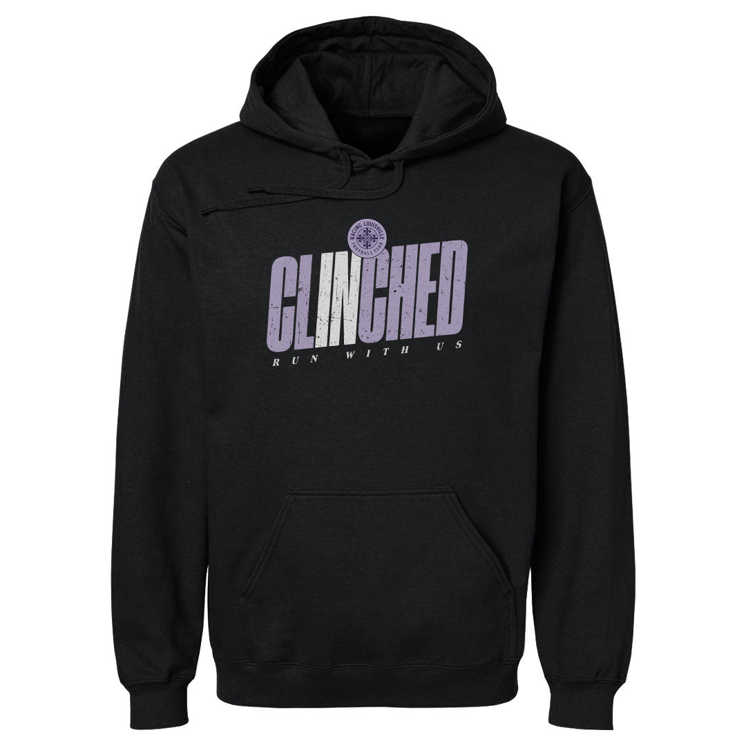 Racing Louisville FC 2025 Clinched Hooded Sweatshirt ALLOW BUSINESS DAYS 4-7 FOR DELIVERY