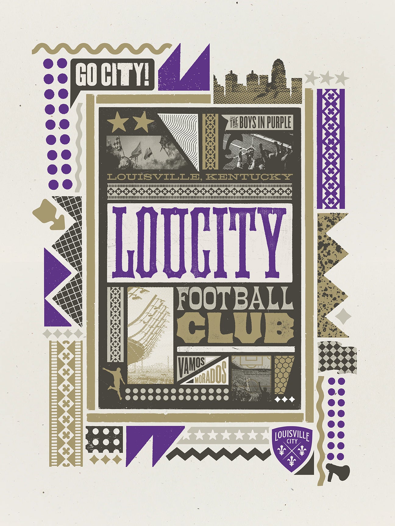 LouCity Special Edition Brad Vetter Design Poster Print