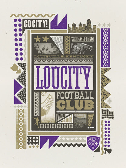 LouCity Special Edition Brad Vetter Design Poster Print