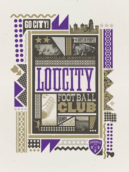LouCity Special Edition Brad Vetter Design Poster Print