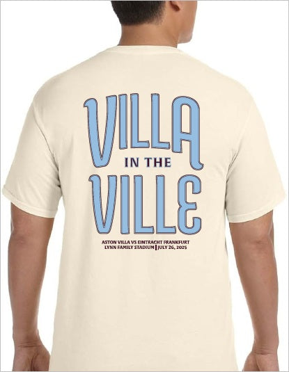 Aston Villa x Eintracht Frankfurt 2025 Heavyweight T-Shirt