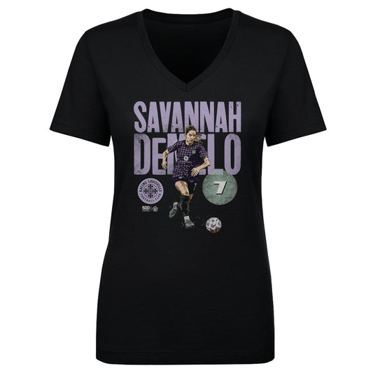 Racing Women's Savannah DeMelo Bold V-neck T-shirt (See Description)