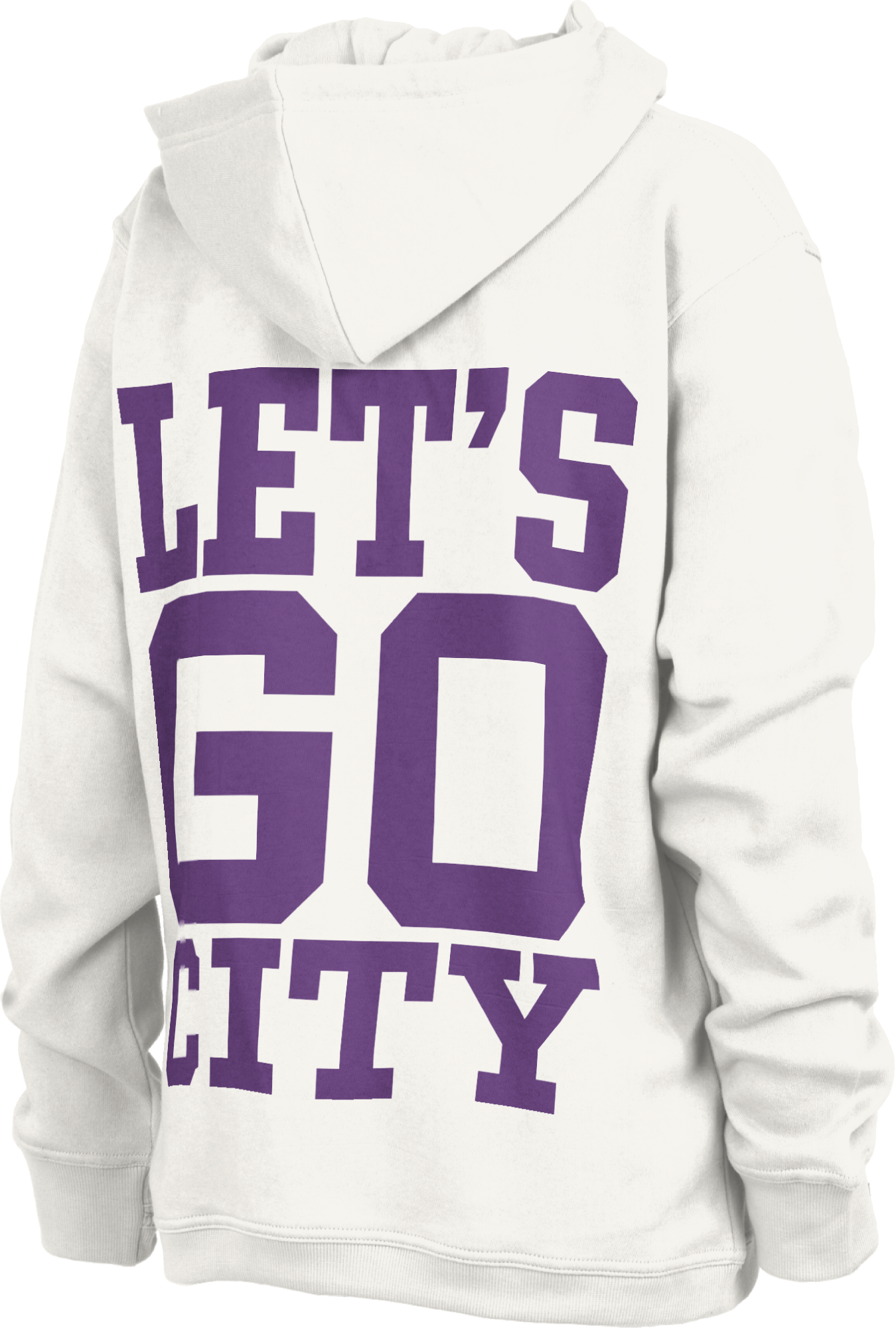 LouCity Women's Costal Fleece Hooded Sweatshirt Let's Go City