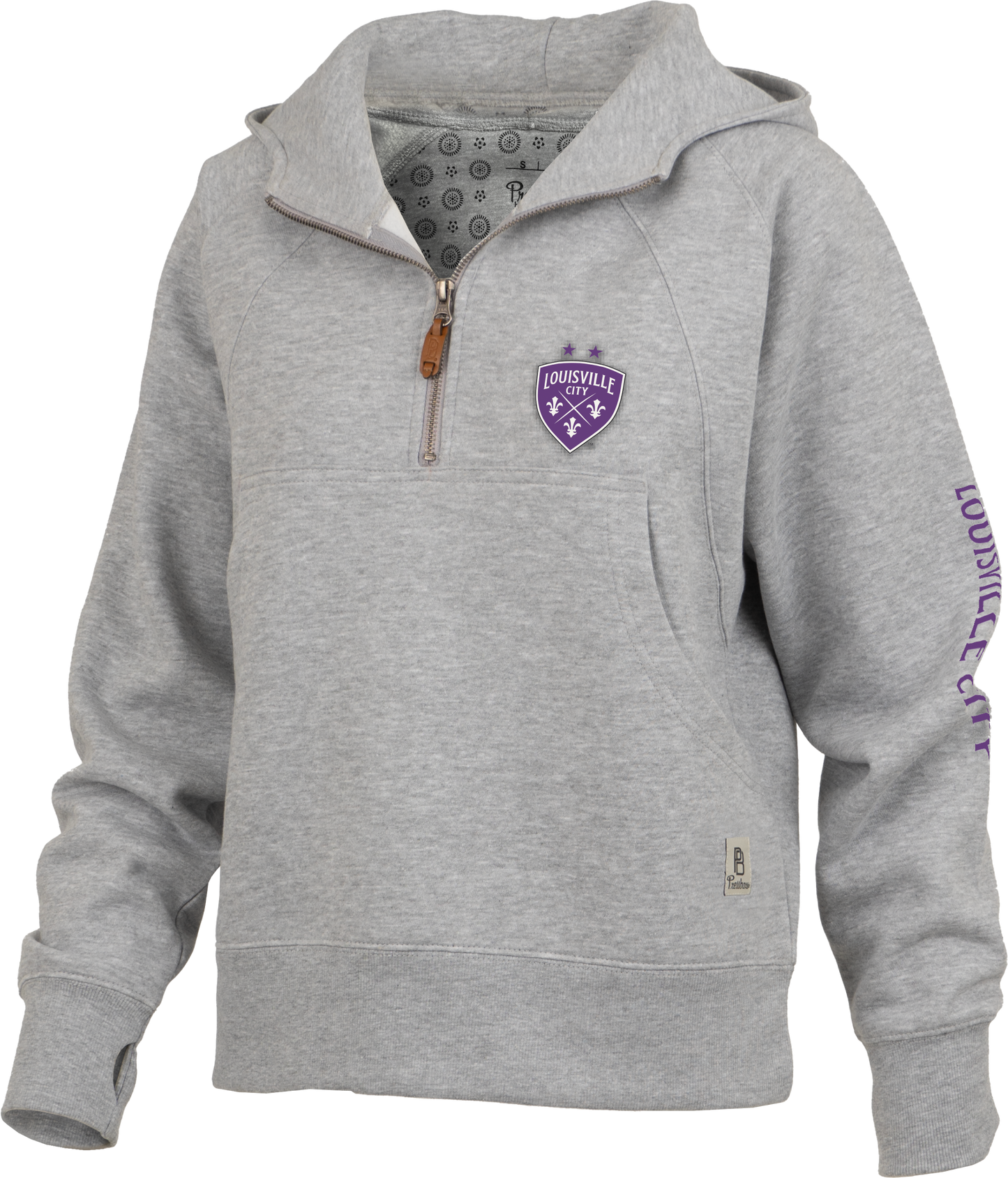 LouCity Women's Bronco 1/4 Zip Jacket