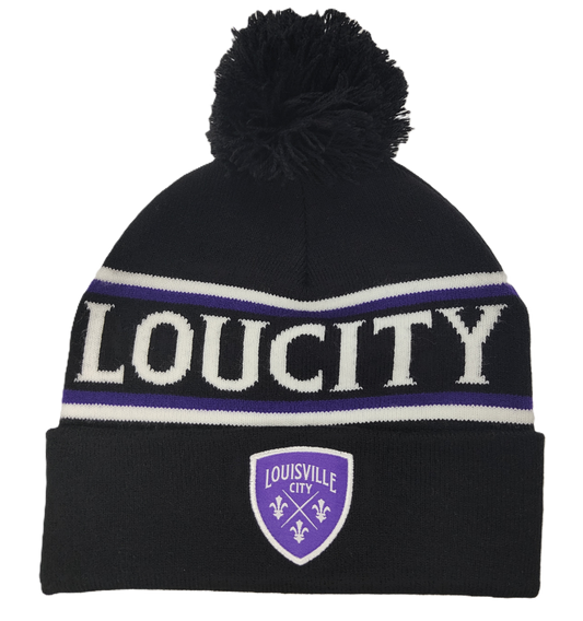 LouCity Ultra Soft Knit Pom Beanie