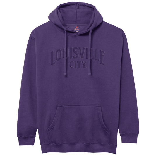 LouCity Essential Embossed Puff Hooded Sweatshirt