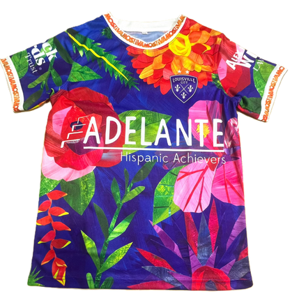 LouCity Flores Noche Latina Prematch Top