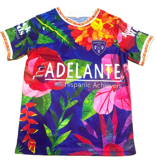 LouCity Flores Noche Latina Prematch Top