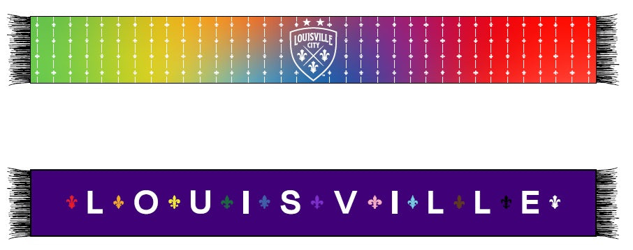 LouCity Fleurish Pride Summer Weight Scarf