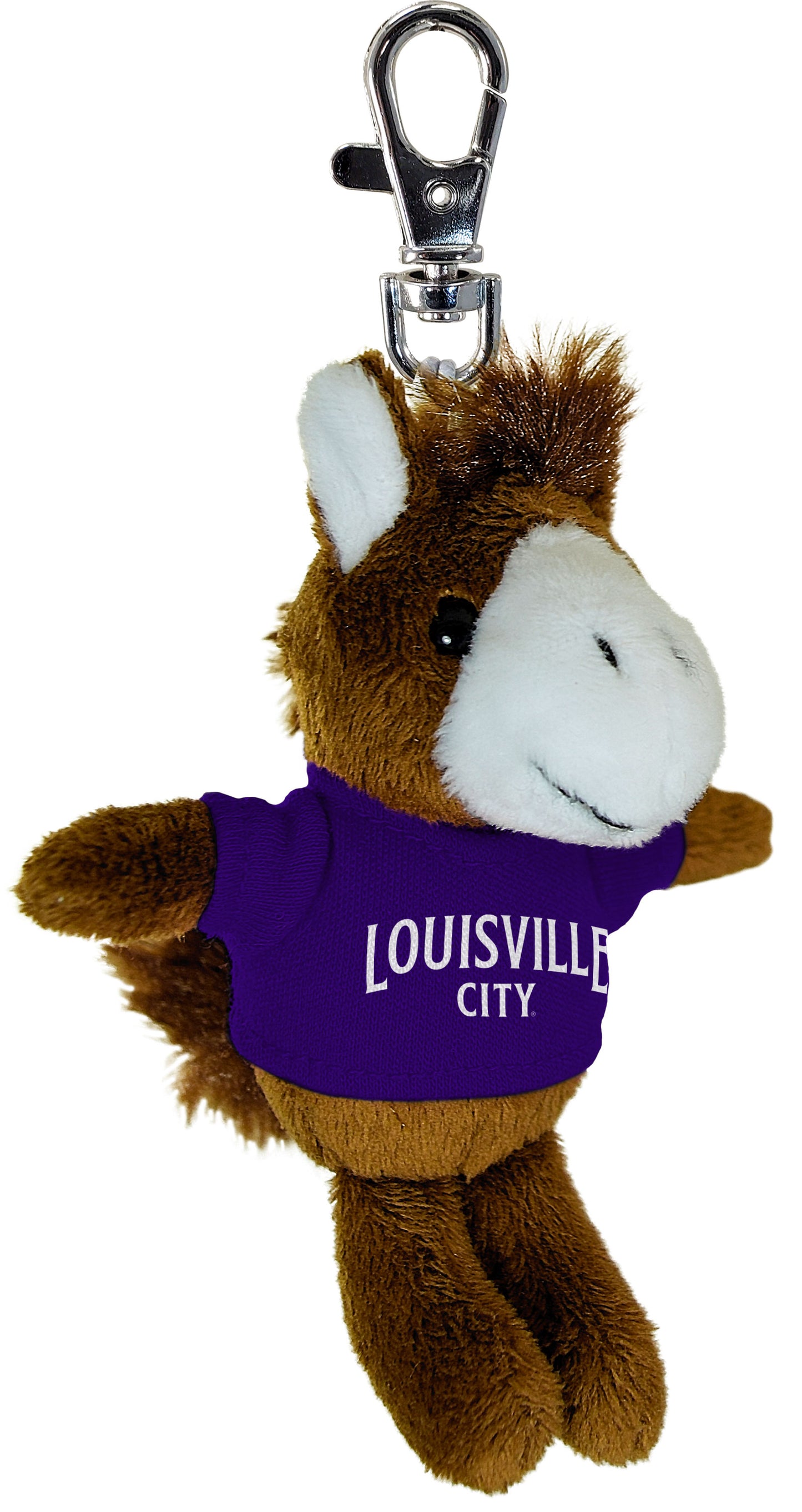 LouCity Horse Keychain Plush