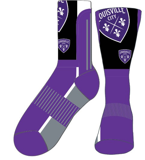 LouCity Zoom 2 Crew Socks