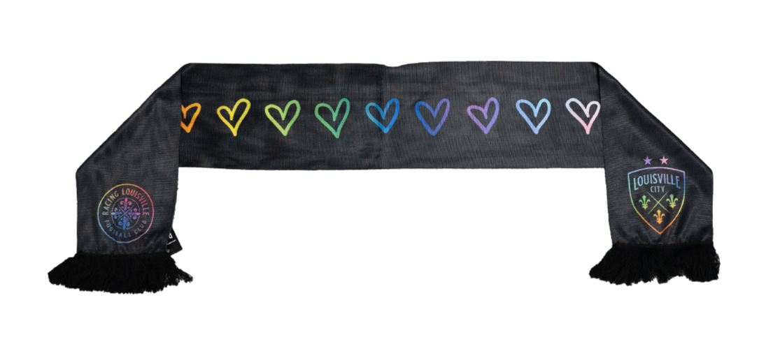LouCity & Racing Love All XI Pride Summer Weight Scarf