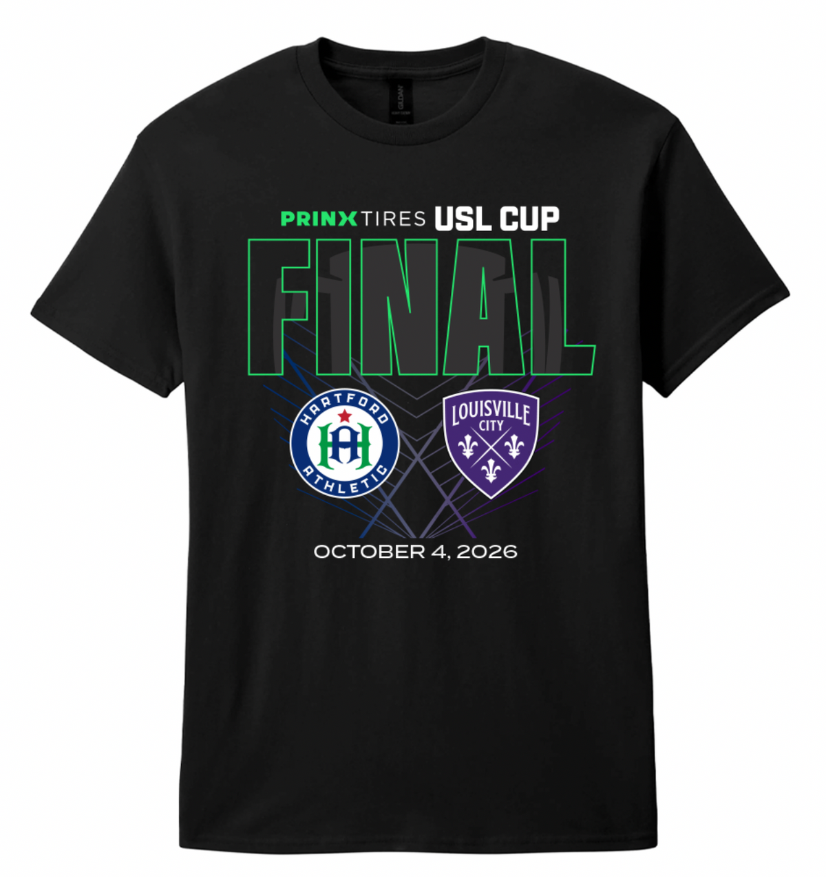 LouCity USL Cup Final Matchup T-shirt
