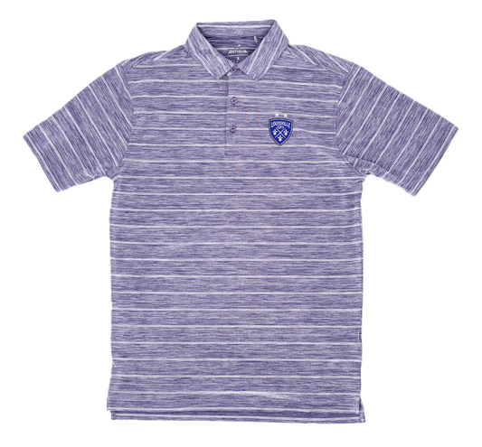 LouCity Measure Striped Polo