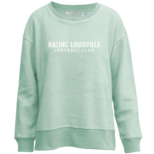 Racing Women's Teddy Fleece Crewneck Sweatshirt