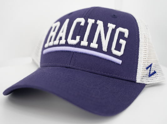 Racing Lou Upfront Meshback Hat PURPLE HEADWEAR OSFM