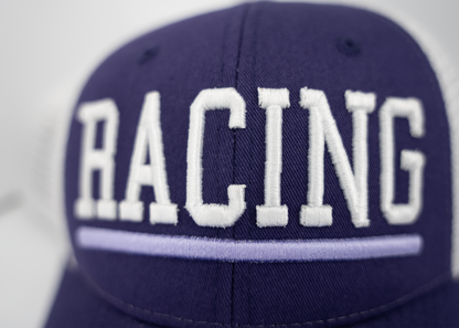 Racing Lou Upfront Meshback Hat PURPLE HEADWEAR OSFM