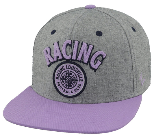 Racing Highcut Flatbill Snapback Hat
