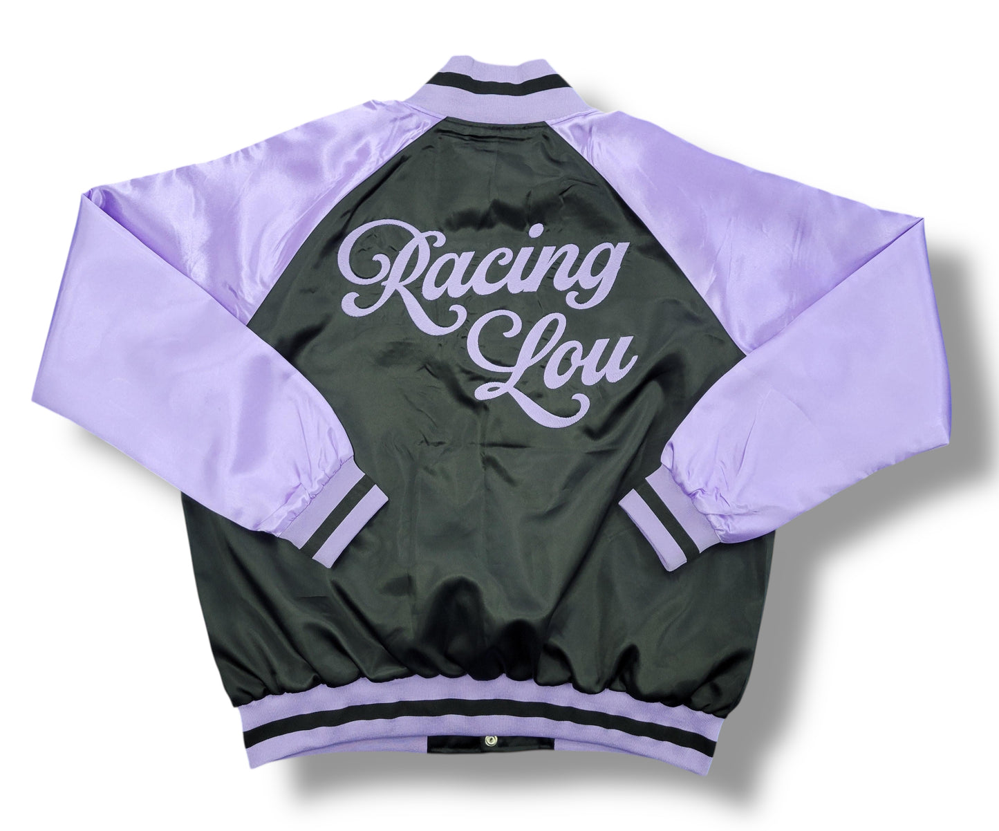 Racing Lightweight Satin Bomber Jacket
