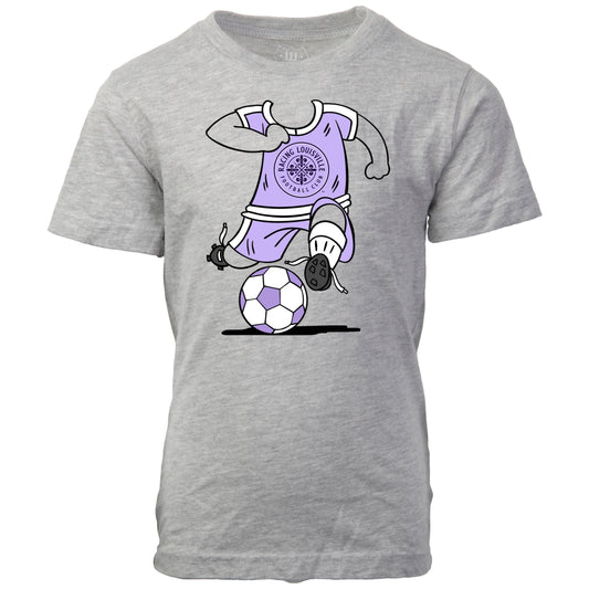 Racing Soccer Player Bobblehead Toddler T-shirt