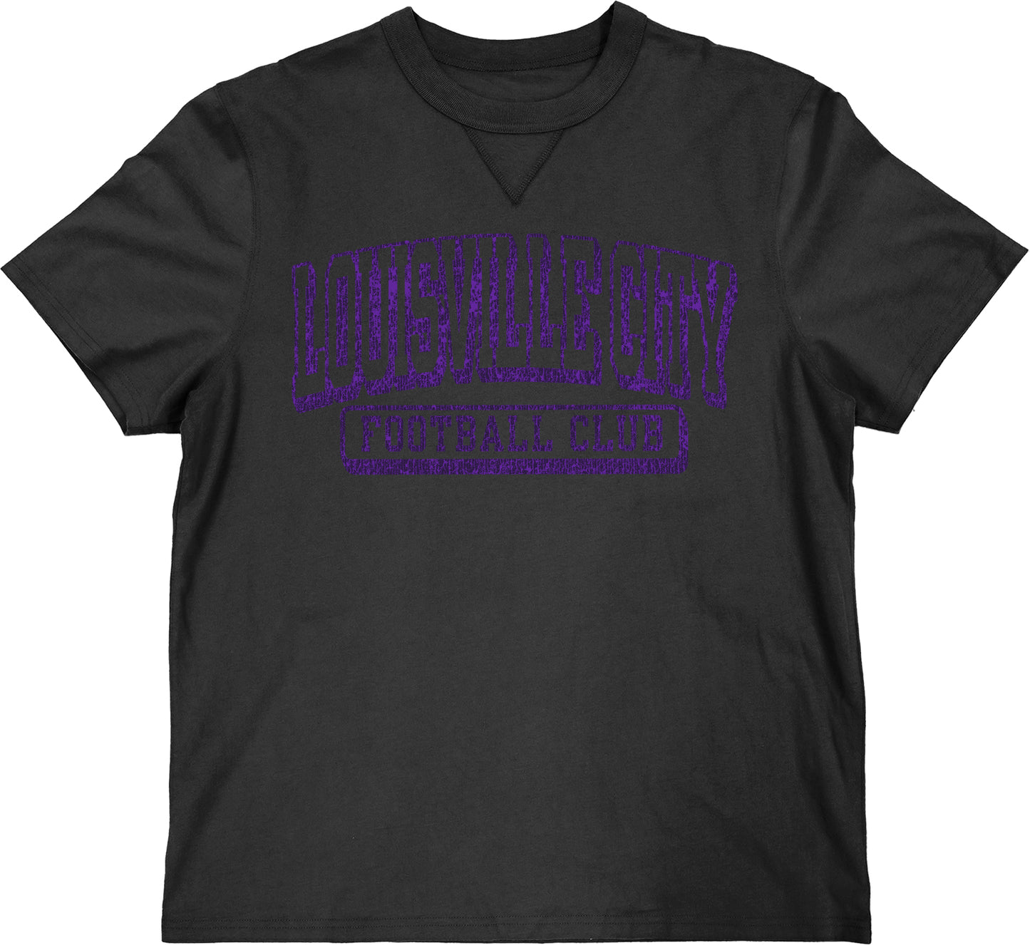 LouCity Sanded Fleece Flocked Felt T-shirt