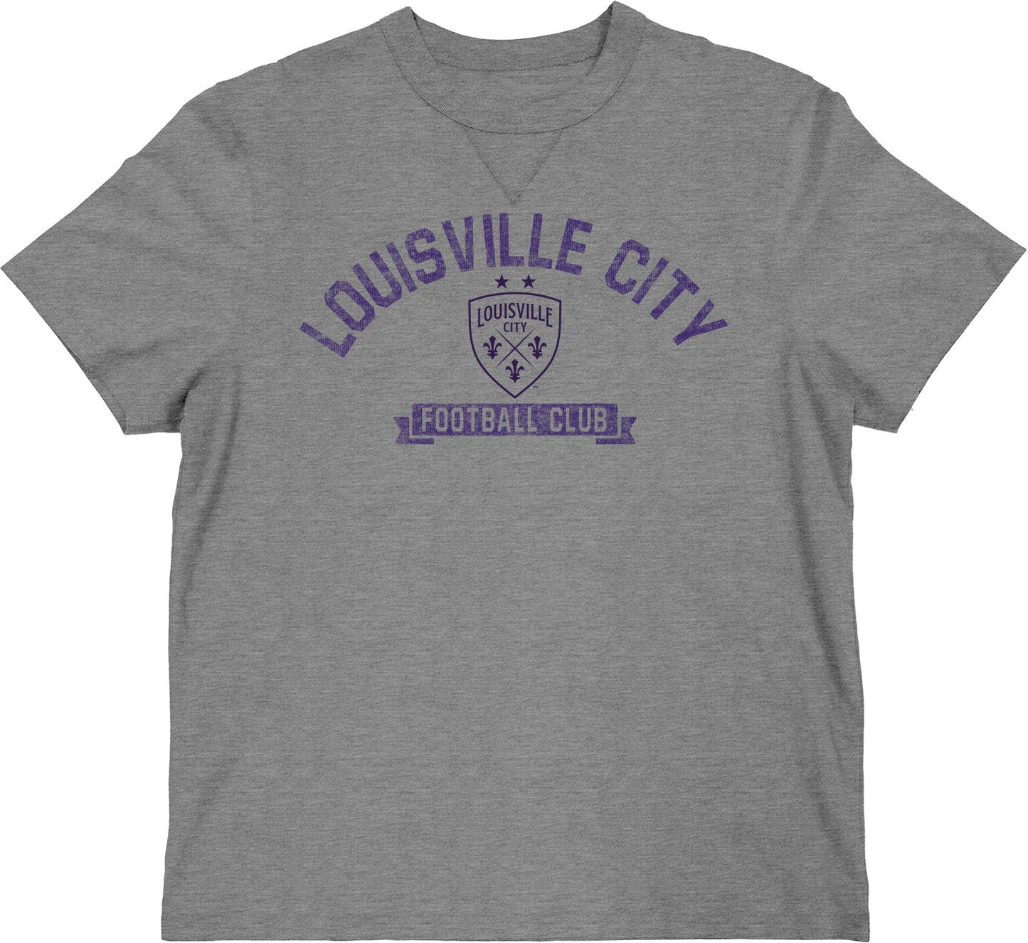 LouCity Sanded Fleece Blank Form Embroidered T-shirt