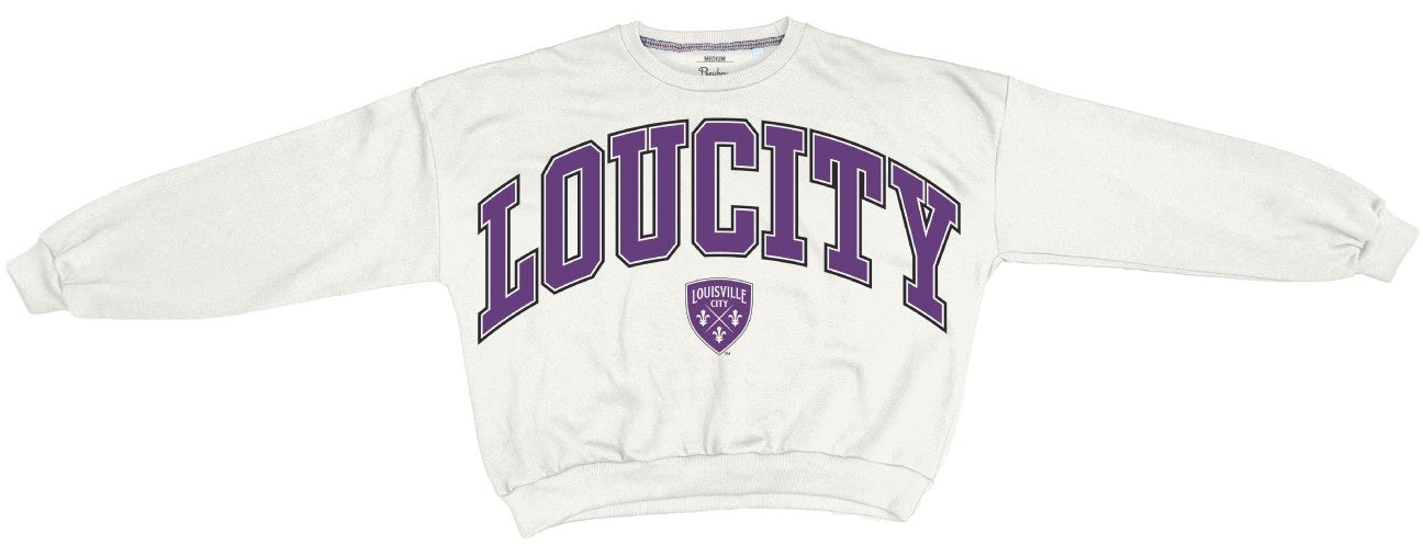 LouCity Women's Logo Sweeper Crewneck Sweatshirt