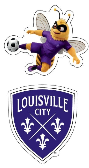 LouCity Sting Acrylic 2 Pack Magnet