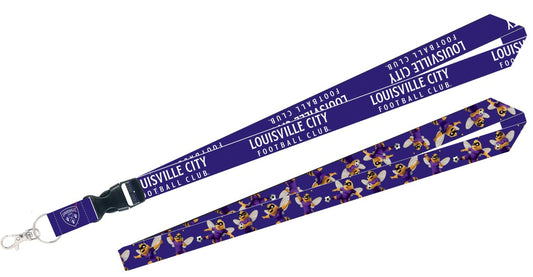 LouCity Sting Reversible Detachable Buckle Lanyard
