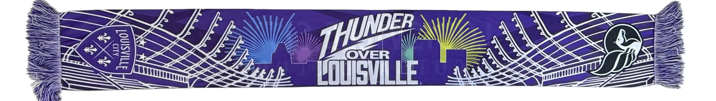 LouCity Thunder Over Louisville Commemorative Summer Scarf