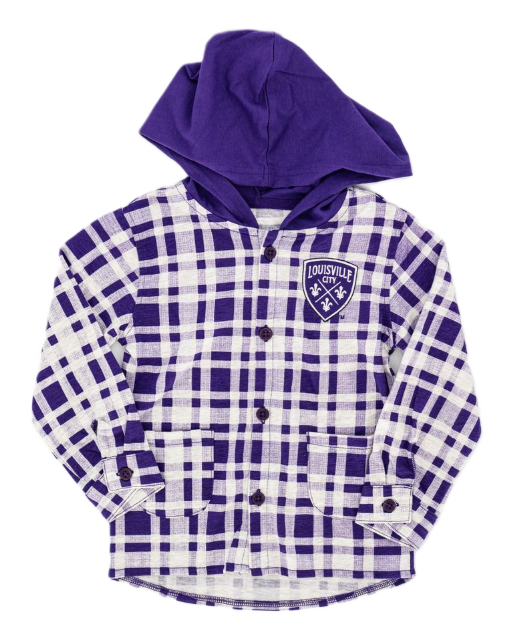 LouCity Toddler Plaid Button Down Shirt