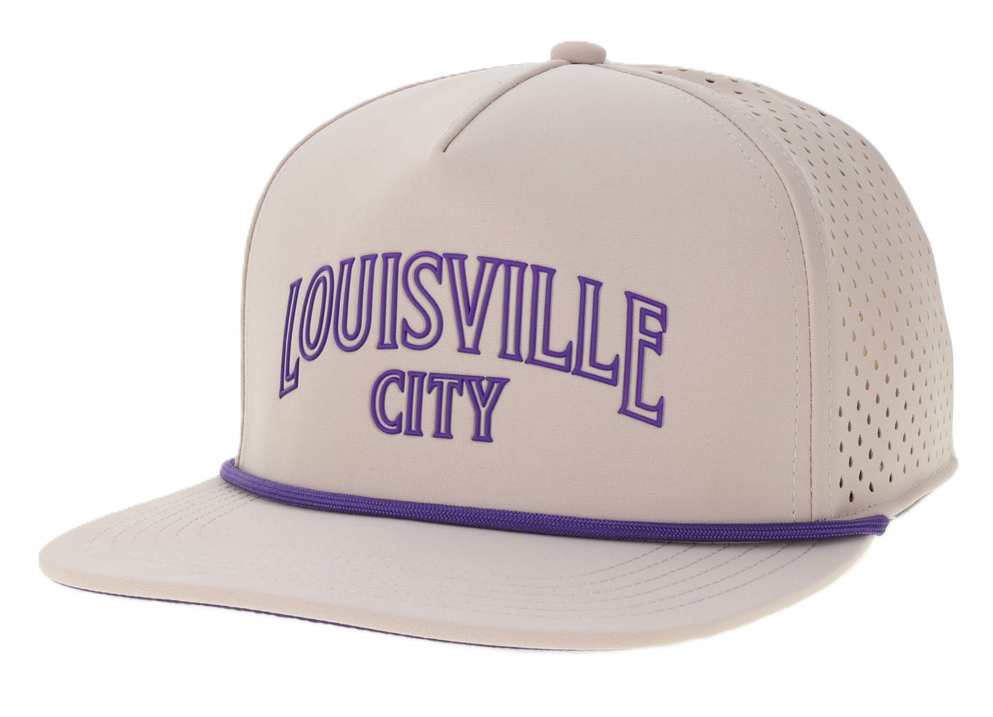LouCity Country Clubber Stone & Rope Flatbill Snapback Hat