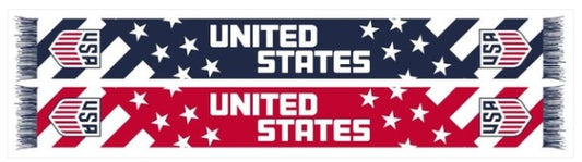 USA Stars & Bars US Soccer Knit Scarf