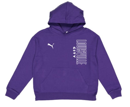 LouCity Puma Vertical Print Hooded Sweatshirt