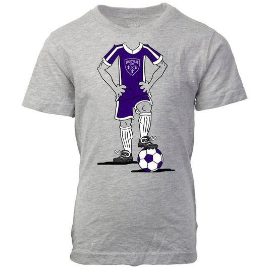 LouCity Soccer Player Bobblehead Youth Short Sleeve T-Shirt