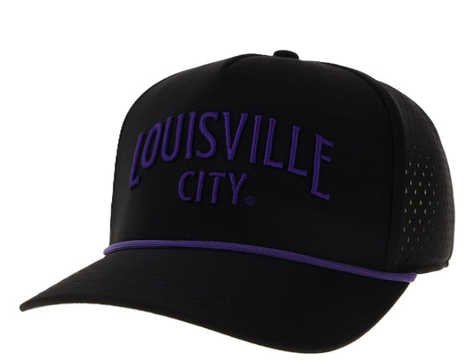 LouCity Youth Curved Wordmark Cut Above Rope Hat